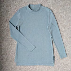 Duluth Trading 100% Cotton Mockneck Tunic Size S
